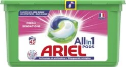 Ariel All In 1 Wasmiddel Pods Fresh Sensations - 3x43 Wasbeurten - Halfjaarbox 20 Ariel All In 1 Wasmiddel Pods Fresh Sensations - 3x43 Wasbeurten - Halfjaarbox -Schoonmaakmiddelen Korting 1200x640