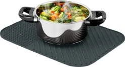 Alpina Afdruipmat - Droogmat - Siliconen - 26,5x34,5 Cm - Grijs -Schoonmaakmiddelen Korting 1200x642 2