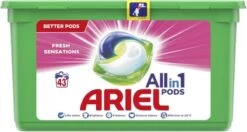 Ariel All In 1 Wasmiddel Pods Fresh Sensations - 3x43 Wasbeurten - Halfjaarbox