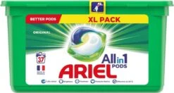 Ariel All In 1 Pods Regular Wasmiddel - Voordeelverpakking 3 X 37 Wasbeurten - Wasmiddel Pods -Schoonmaakmiddelen Korting 1200x643