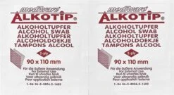 Alcoholdoekjes 90x110mm, 100 Stuks -Schoonmaakmiddelen Korting 1200x658