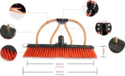 Aqua2Go Telescoopsteel 7,2 Meter - Lichtgewicht Aluminium - 40 Cm. Borstel - Ramen Wassen - Zonnepanelen -Schoonmaakmiddelen Korting 1200x736 3