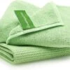 Geweldigschoon Groene Microvezel Raamdoekenset Bestaande Uit 1 Schoonmaakdoek + 1 Droogdoek (raamdoeken, Raamset)