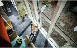 Leifheit Dry & Clean Ruitenreiniger Met Steel (43 Cm) En Inwasser Click System -Schoonmaakmiddelen Korting 1200x747