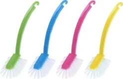 Excellent Houseware Afwasborstel Met Ophanghaakje In Verschillende Kleuren 27 Cm
