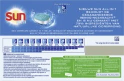 SUN® Sun All-In-1 Citroen Vaatwastabletten - 7 X 24 Tabletten - Voordeelverpakking -Schoonmaakmiddelen Korting 1200x786 1
