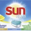 SUN® Sun All-In-1 Citroen Vaatwastabletten - 7 X 24 Tabletten - Voordeelverpakking
