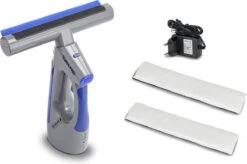 Swiss Pro+ Ruitenreiniger 3 In 1 WV 2 Blue Edition Window Vac - Ca. 120 M² - Waterzuiger - Incl. Smalle Zuigmond - Oplaadbaar - Raamwisser - Streeploos - Clicksystem - 2 Microvezeldoekjes - Met Sprayfunctie - Low Noise - Hepafilter -Schoonmaakmiddelen Korting 1200x796 3