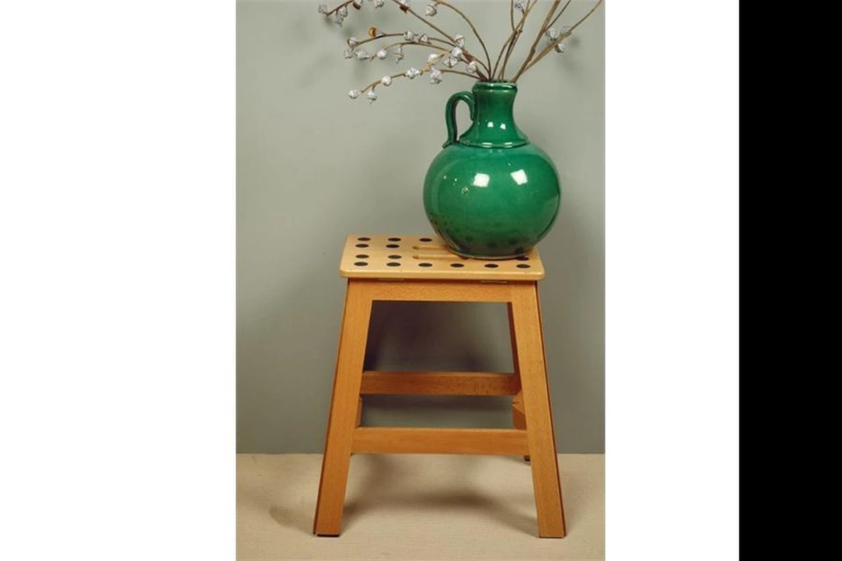 PUHLMANN - Inklapbare Kruk, JAMES, Hout, 41 Cm Hoog, Max 150 Kilo 6 PUHLMANN - Inklapbare Kruk, JAMES, Hout, 41 Cm Hoog, Max 150 Kilo - Afbeelding 6