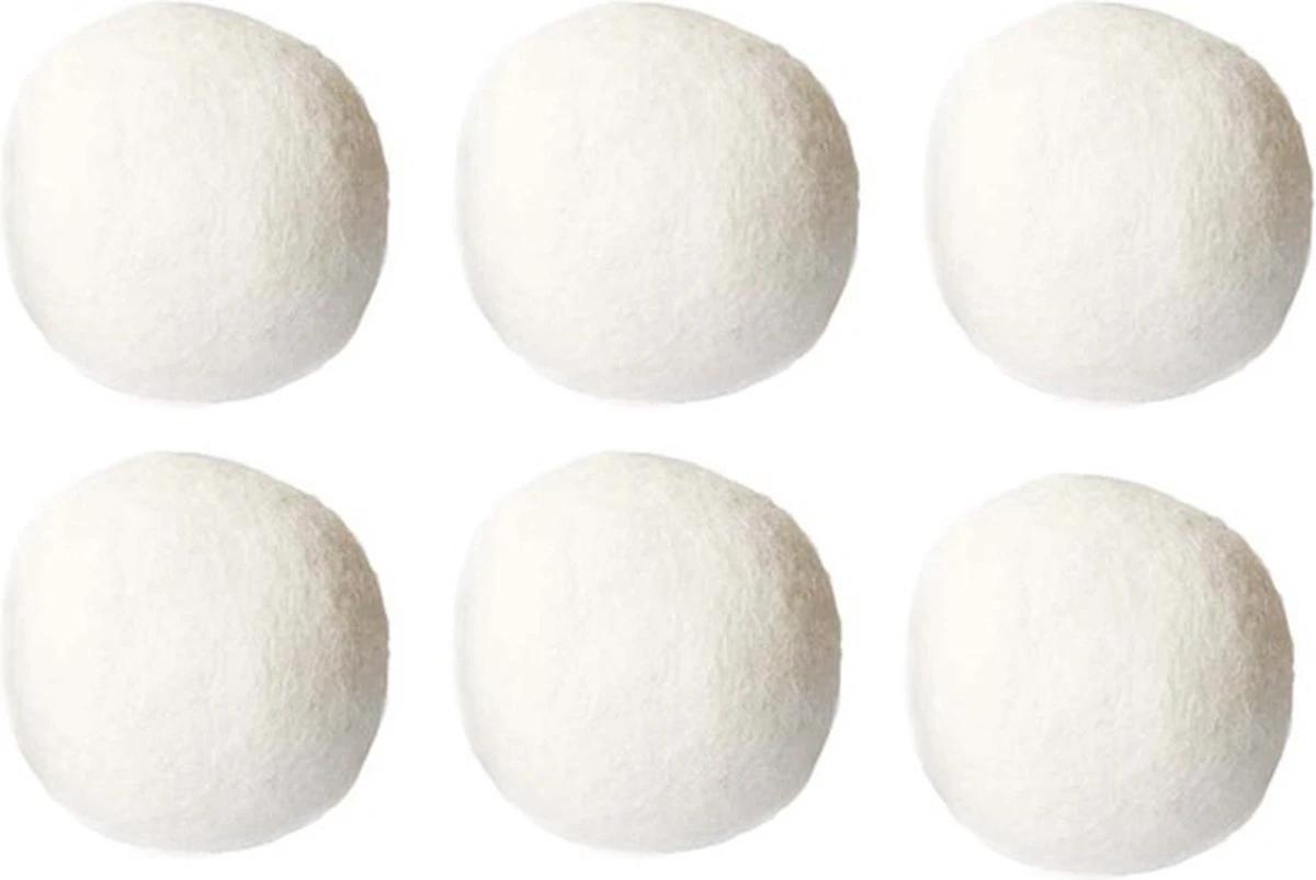 Drogerballen - Droogballen 6 Stuks XL - Herbruikbare Wasdrogerballen - Duurzaam - Energiebesparend 5 Drogerballen - Droogballen 6 Stuks XL - Herbruikbare Wasdrogerballen - Duurzaam - Energiebesparend - Afbeelding 5