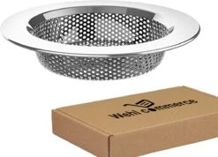 Luxe RVS Gootsteen Zeef Ø88mm - 50mm - Gootsteenstop - Afvoerzeef - Korfplug - Gootsteenbakje - Afvoerstop - Gootsteen Stop 80 Mm -Schoonmaakmiddelen Korting 1200x863 1