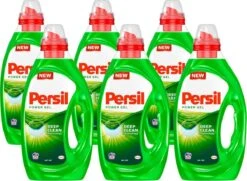 Schoonmaakmiddelen Korting 39 Persil® Persil Power Gel Vloeibaar Wasmiddel - Voordeelverpakking - 6 X 25 Wasbeurten.
