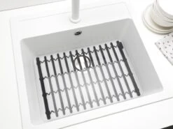 Brabantia SinkSide Gootsteenmat - Dark Grey 12 Brabantia SinkSide Gootsteenmat - Dark Grey -Schoonmaakmiddelen Korting 1200x900 3