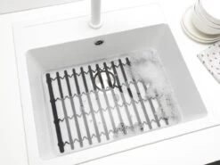 Brabantia SinkSide Gootsteenmat - Dark Grey 13 Brabantia SinkSide Gootsteenmat - Dark Grey -Schoonmaakmiddelen Korting 1200x900 4