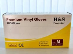 Wegwerp Handschoenen - Vinyl Handschoenen - Wit - Poedervrij - Maat L - Doos 100 Stuks -Schoonmaakmiddelen Korting 1200x900 46