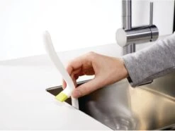 Joseph Joseph Edge Vaatwasborstel - Met Ingebouwde Gootsteensteun - Antraciet -Schoonmaakmiddelen Korting 1200x904