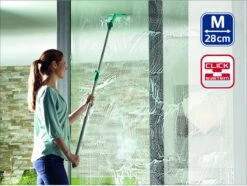 Leifheit Powerslide Raamwisser M - Click System - 28 Cm Wisbreedte -Schoonmaakmiddelen Korting 1200x905 4