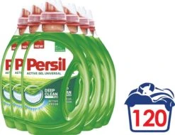 Persil® Persil Active Gel Universal - Vloeibaar Wasmiddel - Voordeelverpakking - 6 X 20 Wasbeurten -Schoonmaakmiddelen Korting 1200x923