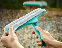 Leifheit Set Raamreiniging Droog&nat Met Telescoopsteel - Duster Xl - Raamwisser 3in1 - Click System -Schoonmaakmiddelen Korting 1200x930 3