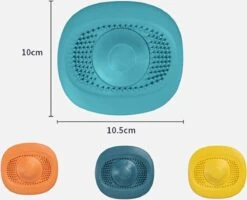 Merkloos Luxe Doucheputje Afvoer Plug Zeef Stopper Stop - Universele Haarfilter Haarvanger Gootsteenstop Afvoerstop Onderdeel Afvoerputje Stopper Putje Rooster Voor Wastafel Gootsteen Spoelbak Bad Douchebak Keuken Wasbak Badkuip Aanrecht - Siliconen - Blauw -Schoonmaakmiddelen Korting 1200x970 1