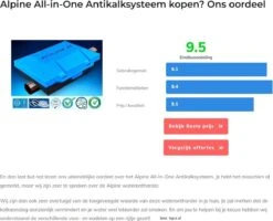 Alpine® Hét Waterontharder Alternatief All-in-one XL Antikalk Magneet Voor Koper En Kunststof Leidingen 20.000 Gauss - Energiebesparing - Energie Besparen - Gas Besparen -Schoonmaakmiddelen Korting 1200x971 2