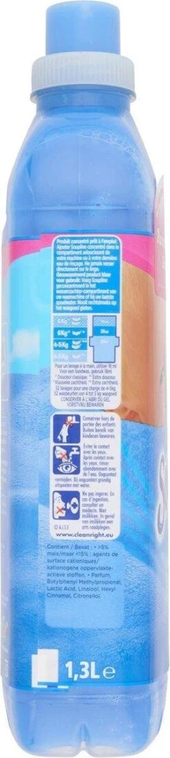 Soupline Hemels Fris Geconcentreerde Wasverzachter 6 X 52 Wasbeurten - Voordeelverpakking -Schoonmaakmiddelen Korting 270x1200