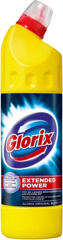 Glorix Bleek - Orginal 750ML -Schoonmaakmiddelen Korting 318x1200 2