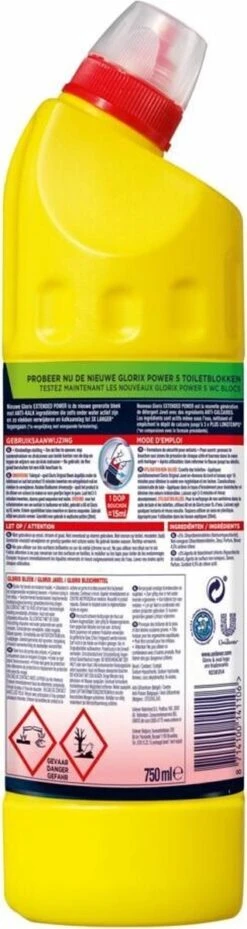 8x Glorix Bleek Original 750 Ml -Schoonmaakmiddelen Korting 319x1200 1