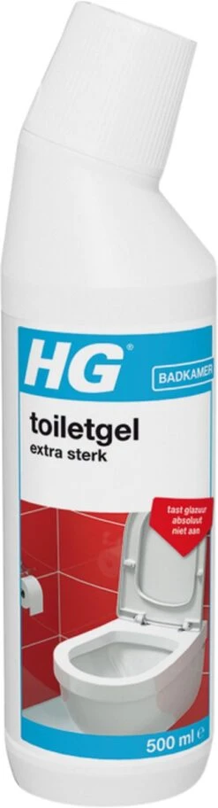 HG Toiletgel Extra Sterk - 500ml - Verwijdert De Hardnekkigste Aanslag - Tast Niet Glazuur, Roestvrijstaal En Chroom Niet Aan - Biologisch Afbreekbaar -Schoonmaakmiddelen Korting 325x1200 2