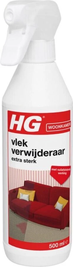 HG Vlekverwijderaar Extra Sterk - 500ml - Veilige Zuurstofformule - Geschikt Voor Alle Soorten Bekleding - Met Vuilafstotende Werking - Biologisch Afbreekbaar -Schoonmaakmiddelen Korting 329x1200