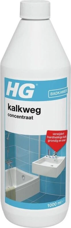 HG Kalkweg Concentraat - 1 L - Krachtige Ontkalker - Geconcentreerd -Schoonmaakmiddelen Korting 376x1200 1