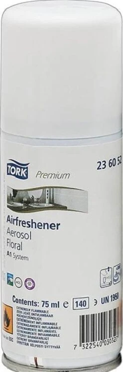 Tork Navulling Voor Luchtverfrisser Bloemen Systeem A1 Flacon Van 75 Ml -Schoonmaakmiddelen Korting 396x1200 3