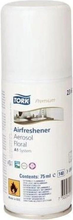 Tork Navulling Voor Luchtverfrisser Bloemen Systeem A1 Flacon Van 75 Ml -Schoonmaakmiddelen Korting 399x1200 2