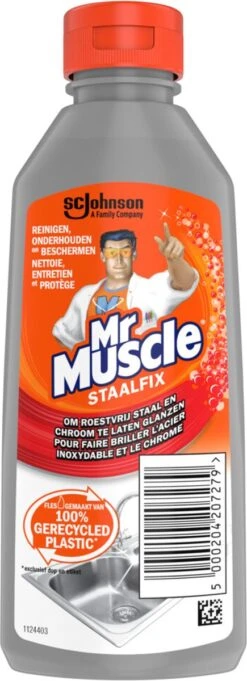 Nieuwe Producten 1 4x Mr. Muscle Staalfix 200 ML