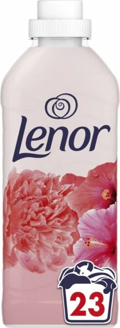 Lenor Pioenroos En Hibiscus Wasverzachter - 8 X 23 Wasbeurten - Voordeelverpakking -Schoonmaakmiddelen Korting 440x1200