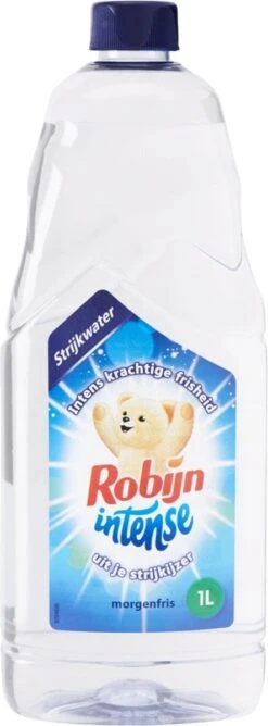 Robijn Intense Morgenfris Strijkwater 1 L -Schoonmaakmiddelen Korting 444x1200 1