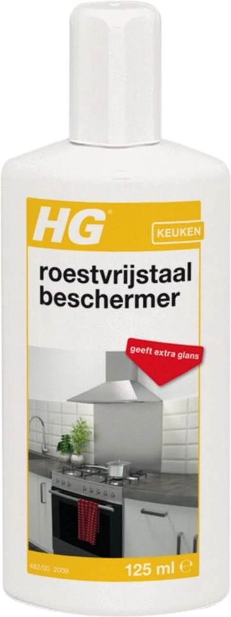 HG Roestvrijstaal Beschermer - 125ml - Snel En Eenvoudig - Laat RVS Weer Glanzen 4 HG Roestvrijstaal Beschermer - 125ml - Snel En Eenvoudig - Laat RVS Weer Glanzen - Afbeelding 4