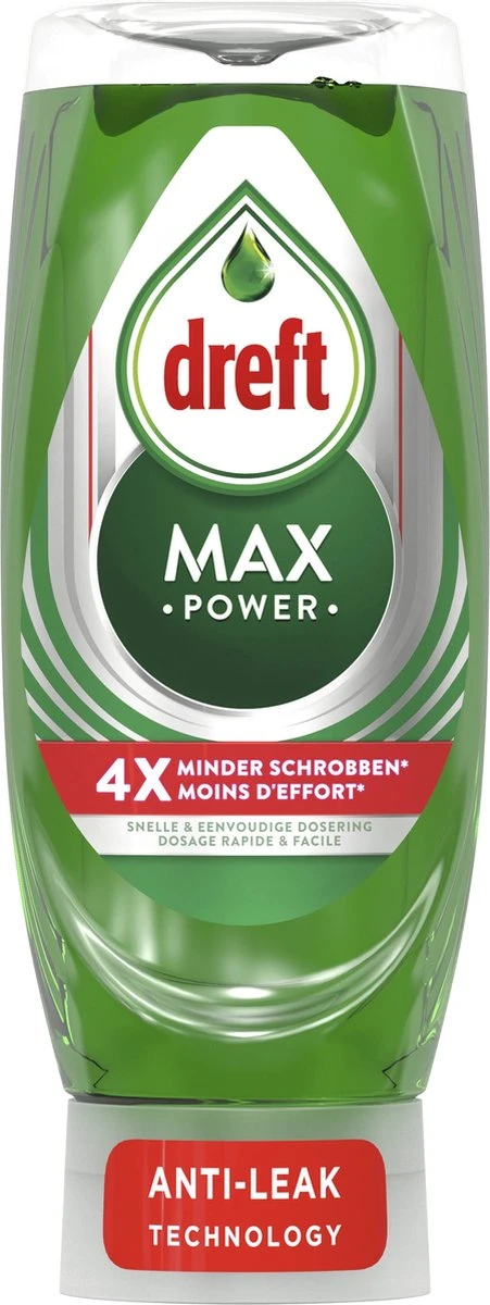 Dreft MaxPower - Vloeibaar Afwasmiddel - Voordeelverpakking 8 X 450 Ml 2 Dreft MaxPower - Vloeibaar Afwasmiddel - Voordeelverpakking 8 X 450 Ml - Afbeelding 2