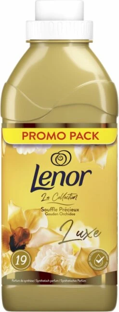 Lenor Gouden Orchidee - Wasverzachter - Voordeelverpakking 8 X 19 Wasbeurten -Schoonmaakmiddelen Korting 461x1200