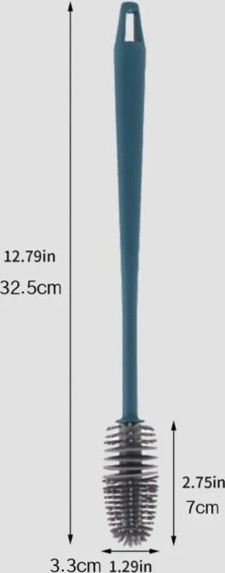 Afwasborstel Voor Lange Glazen Siliconen/ Flessenborstel / Siliconen Borstel Beker Glazen Vaas/ Baby Flessenborstel / Duurzame Afwasborstel / Afwasborstel Voor Lange Glazen / Reinigingsborstel / Siliconen Afwasborstel/ Fles Borstel -Schoonmaakmiddelen Korting 471x1200 2