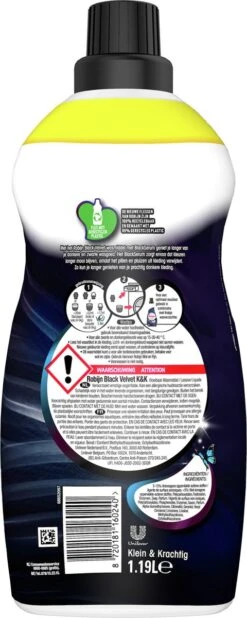 Robijn Klein & Krachtig Wasmiddel Black Velvet 1,19 Liter 9 Robijn Klein & Krachtig Wasmiddel Black Velvet 1,19 Liter -Schoonmaakmiddelen Korting 480x1200 1