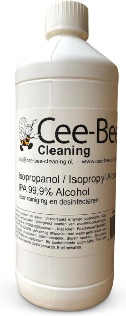 Cee-Bee Isopropanol | Isopropyl | IPA 99.9% Alcohol | 1000 Ml
