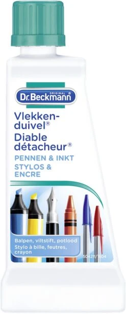 Dr. Beckmann Vlekkenduivel Pennen En Inkt 50 Ml -Schoonmaakmiddelen Korting 483x1200