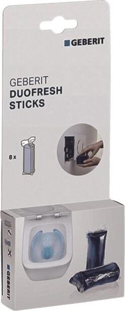 Geberit DuoFresh Sticks - 48 Stuks - Voordeelverpakking - Toilet/WC Blokjes Inbouwreservoir -Schoonmaakmiddelen Korting 484x1200 1