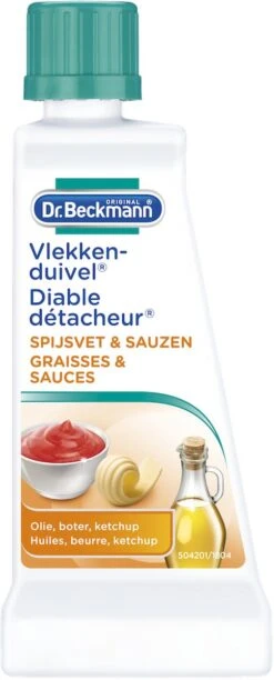 Dr. Beckmann Vlekkenduivel Spijsvet & Sauzen 50 Ml -Schoonmaakmiddelen Korting 484x1200