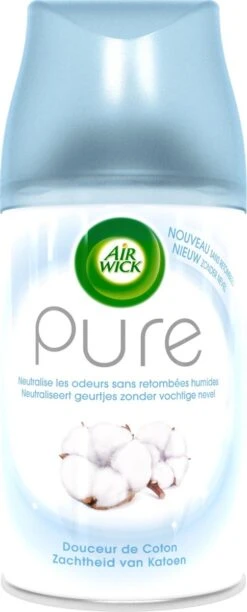 Air Wick Freshmatic Automatische Spray Luchtverfrisser - Pure Zachtheid Van Katoen Navulling - 3 Stuks - Voordeelverpakking -Schoonmaakmiddelen Korting 484x1200 4