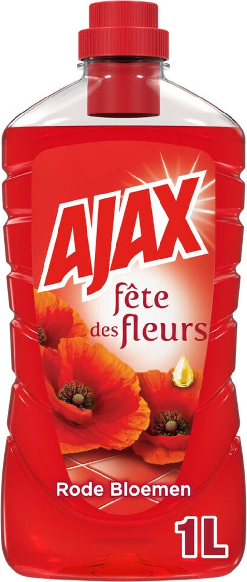 Ajax® Ajax Allesreiniger Fete De Fleur Rode Bloemen 1 Liter 1 Ajax® Ajax Allesreiniger Fete De Fleur Rode Bloemen 1 Liter