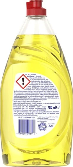 Dreft Platinum - Quickwash - Citroen - Vloeibaar Afwasmiddel - Voordeelverpakking 8 X 780 Ml -Schoonmaakmiddelen Korting 528x1200 2