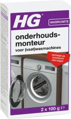 HG Onderhoudsmonteur - 2 X 100 Ml - Verhelpt En Voorkomt Storingen - Voor Een Langere Levensduur Van De Vaatwasser En Wasmachine - Biologisch Afbreekbaar -Schoonmaakmiddelen Korting 723x1200 1
