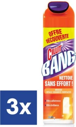 Cillit Bang Active Mousse Badkamer - 3 X 600 Ml